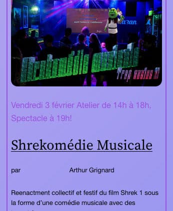 Shrekomédie Musicale