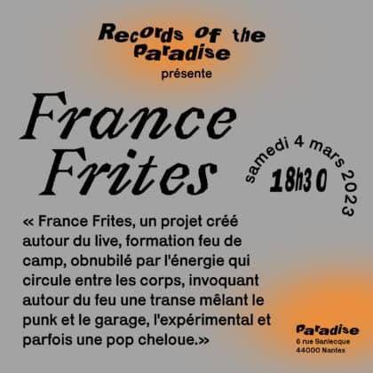 France Frites – Records of the Paradise