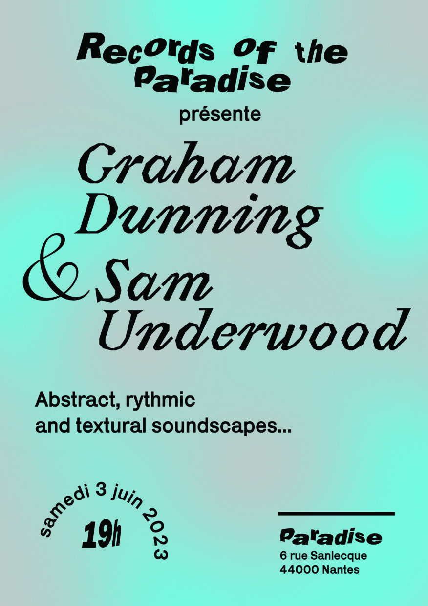 Graham Dunning & Sam Underwood – Records of the Paradise